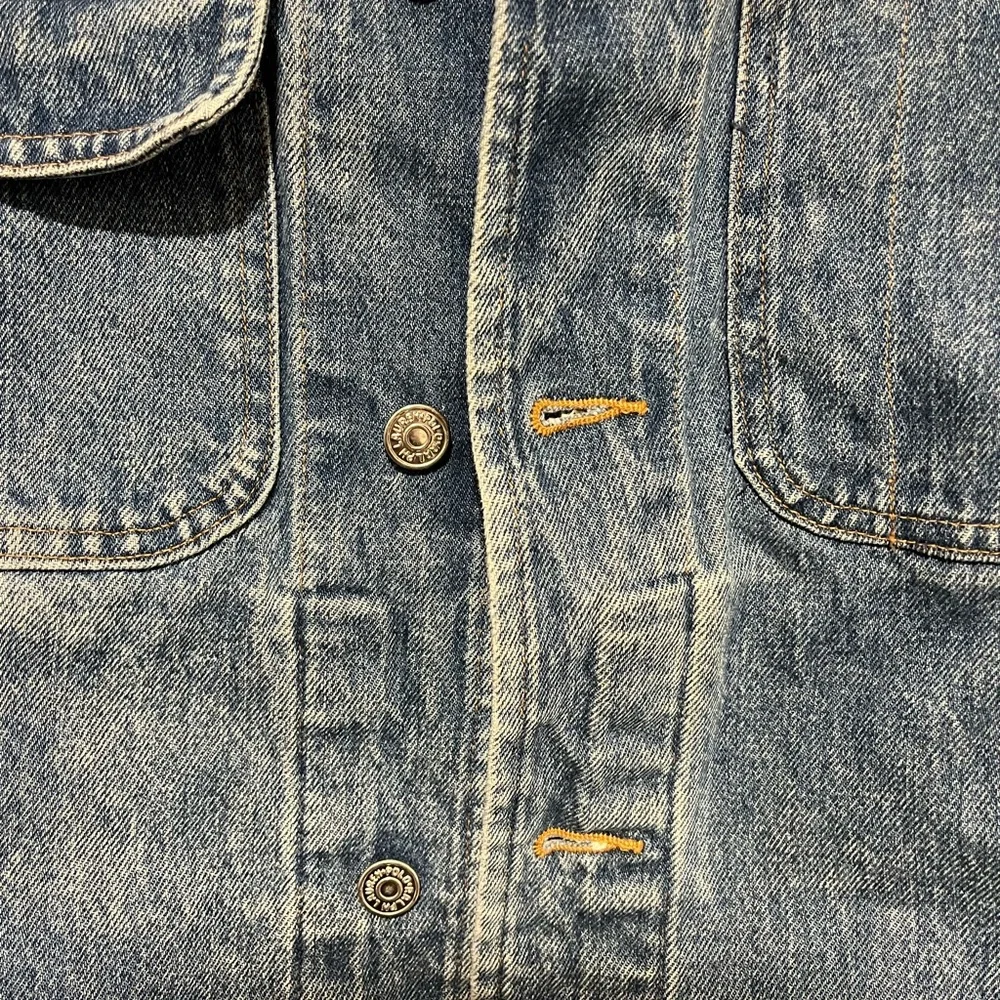 Rare Vintage Polo Ralph Lauren Dungarees Denim Jacket Size M Made In USA - Picture 4 of 11